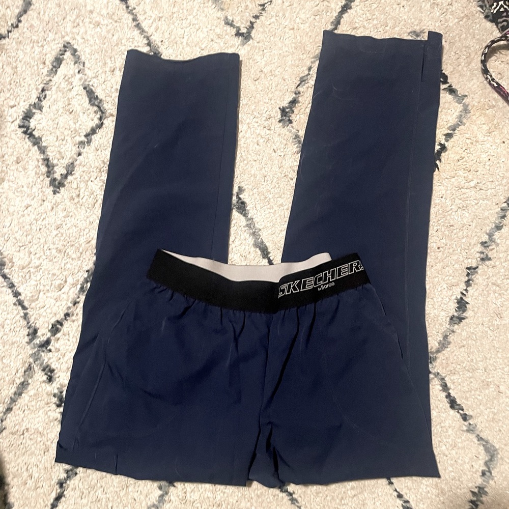 Navy blue scrub pants